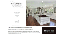 Desktop Screenshot of lakeforestluxuryhomes.com